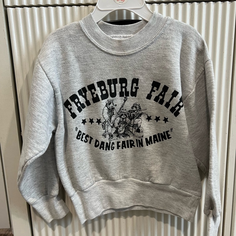 Vintage Gray Fryeburg Fair Sweatshirt